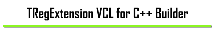 TRegExtension VCL for C++ Builder